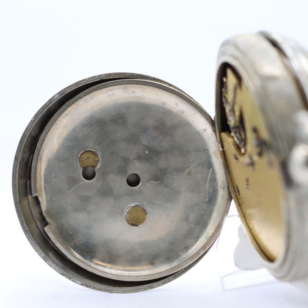 Antique William Davis & Son Wind Indicator Key Wind Fusee Pocket