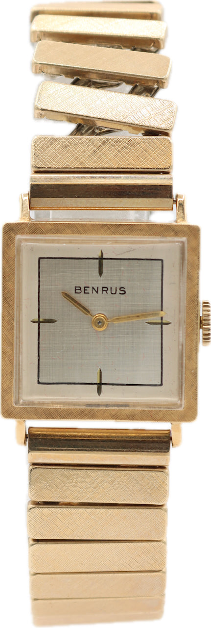 Vintage Benrus 6011 Men's Mechanical Wristwatch CZ25 10k Rolled Gold Plated