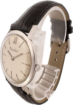 Vintage Lucien Piccard 17 Jewel Men's Mechanical Wristwatch LP41 Steel Very Thin
