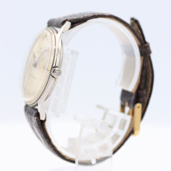 Vintage Hamilton Thin-o-matic Sunburst Men's Automatic Wristwatch Swiss Steel