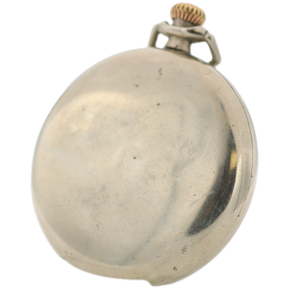 Antique 43mm Longines Lambert Mechanical Pocket Watch Nickeloid Swiss