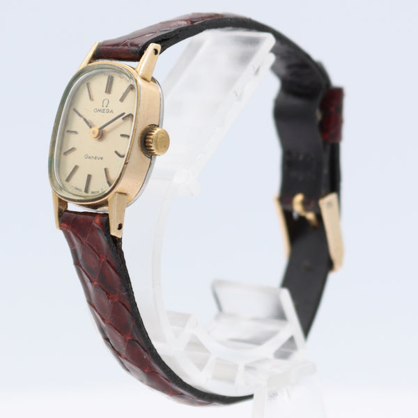 1972 Omega 511.414 Cocktail Ladies Mechanical Wristwatch 485 Swiss Gold Plated