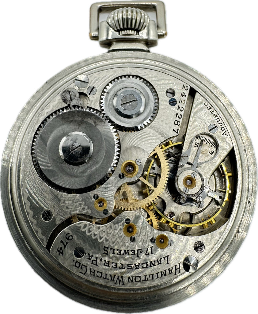 Hamilton 974 pocket watch best sale