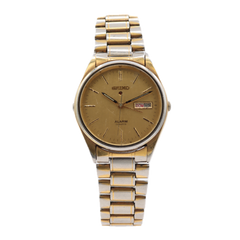 Vintage Seiko 5C23-8009 A4 Alarm Men's Quartz Wristwatch Japan