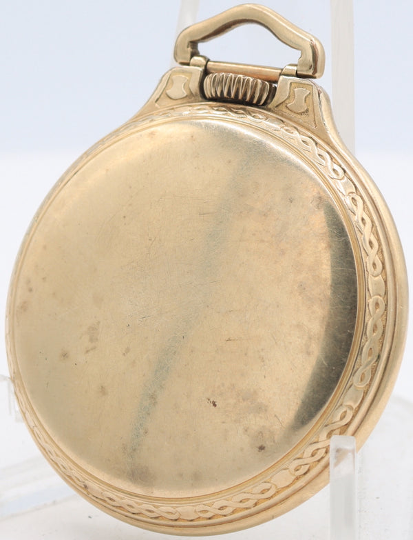 Antique 18s 1958 Hamilton Railway Special 21J Railroad Pocket Watch 992B 10k GF