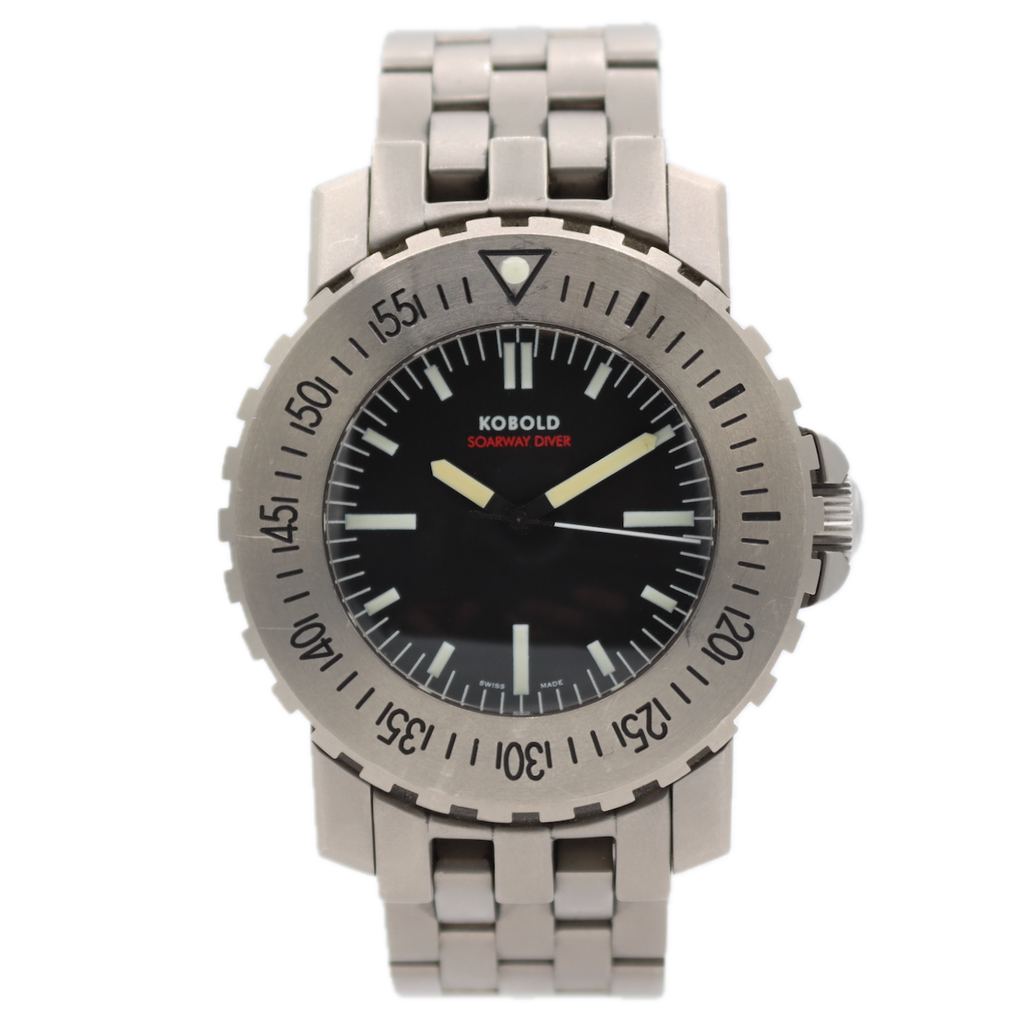 Kobold Soarway "Seal" Diver Men's Automatic Wristwatch ETA 2824 Titanium