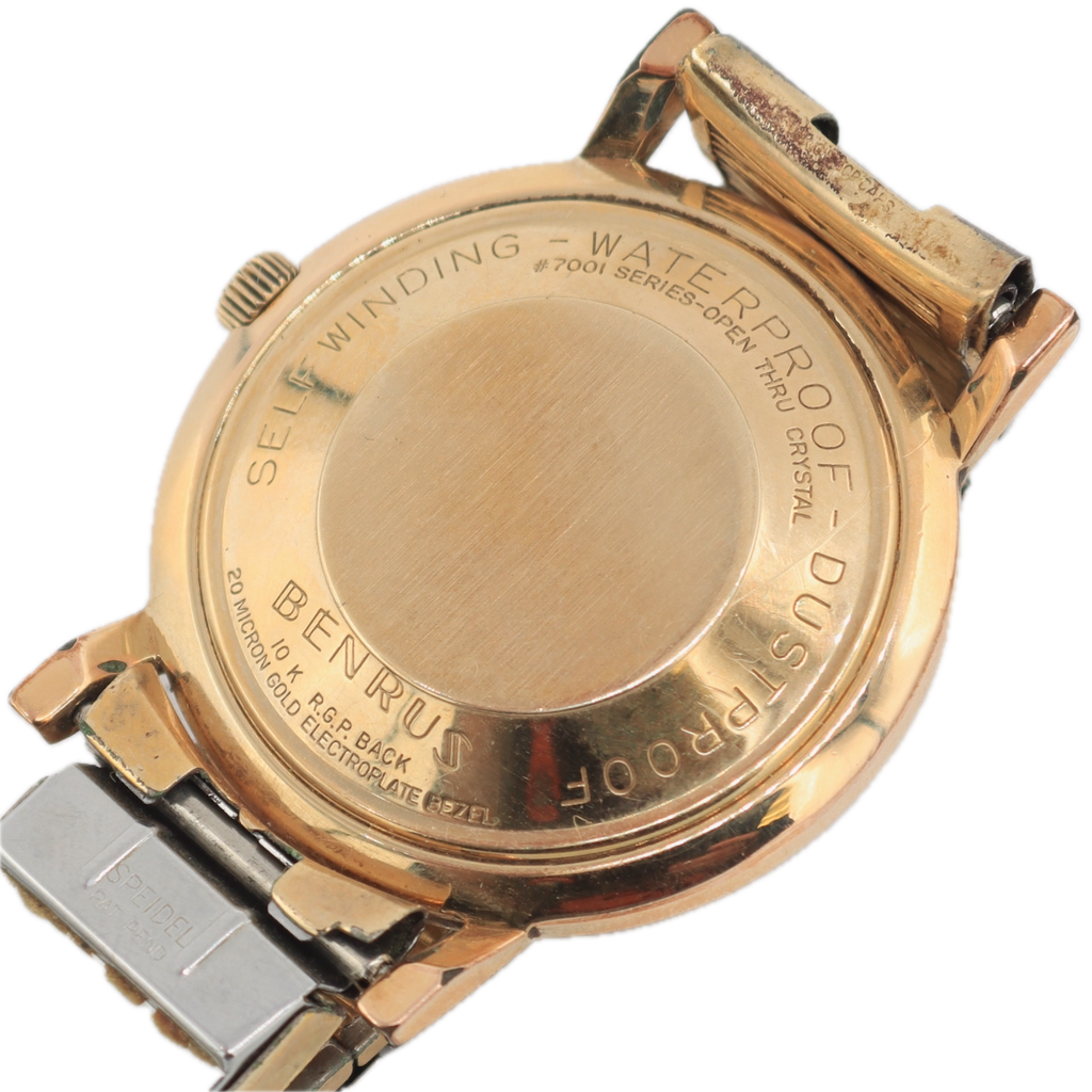 benrus 20 micron gold watch