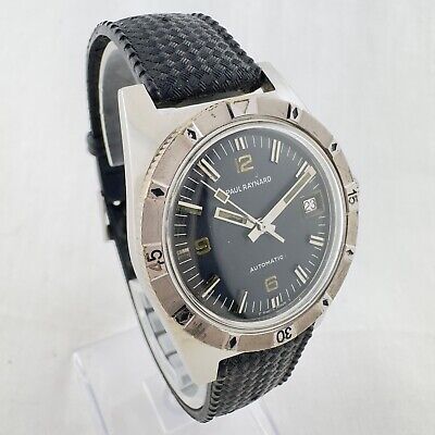 Vintage Paul Raynard Baylor Skin Diver Men's Automatic Wristwatch AS 1 ...