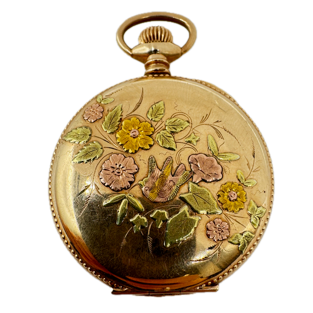 Gold filled elgin pocket watch vintage outlet