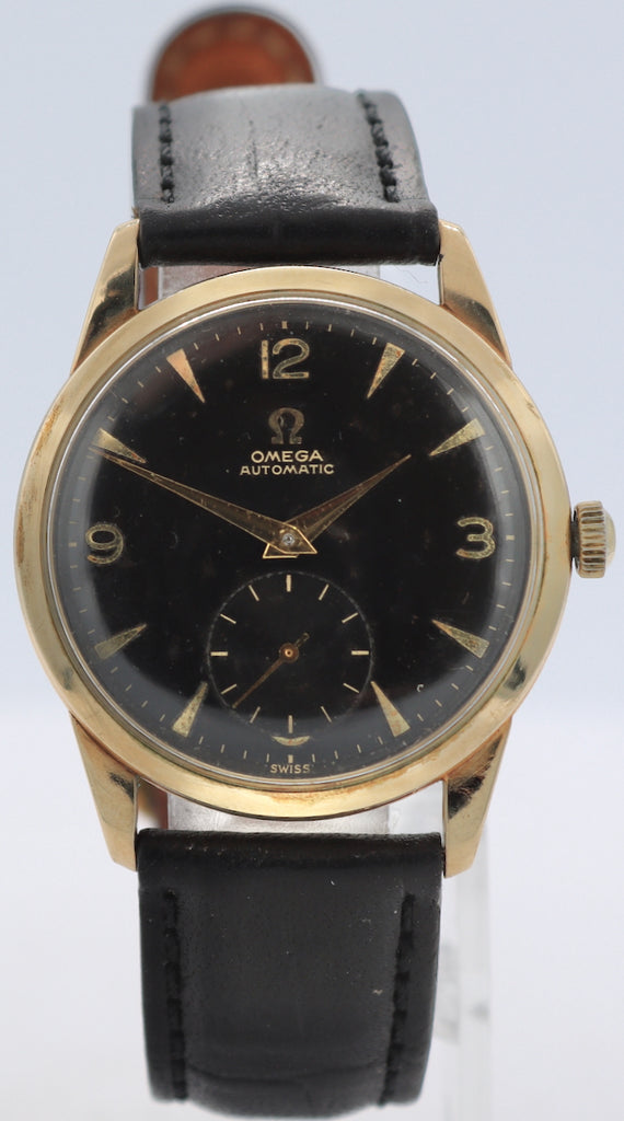 Vintage Omega F-6262 Men's Bumper Automatic Wristwatch 344 Swiss 10k GF