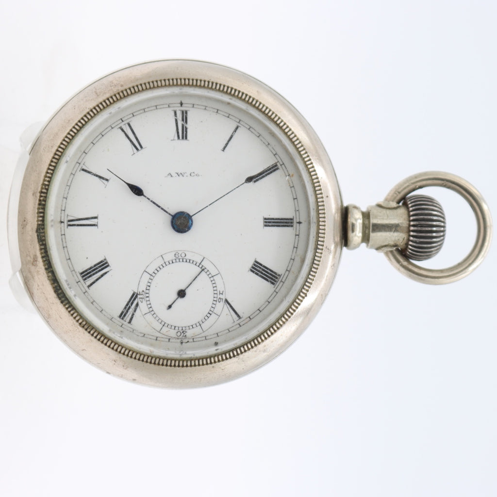 Antique 18s 1889 Appleton Tracy Mechanical Hunter Pocket Watch Silverode USA