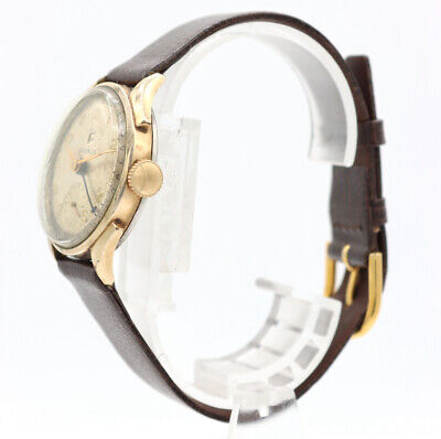 30mm Benrus Date Pointer Men's Mechanical Wristwatch CE 13 Swiss 10k RGP