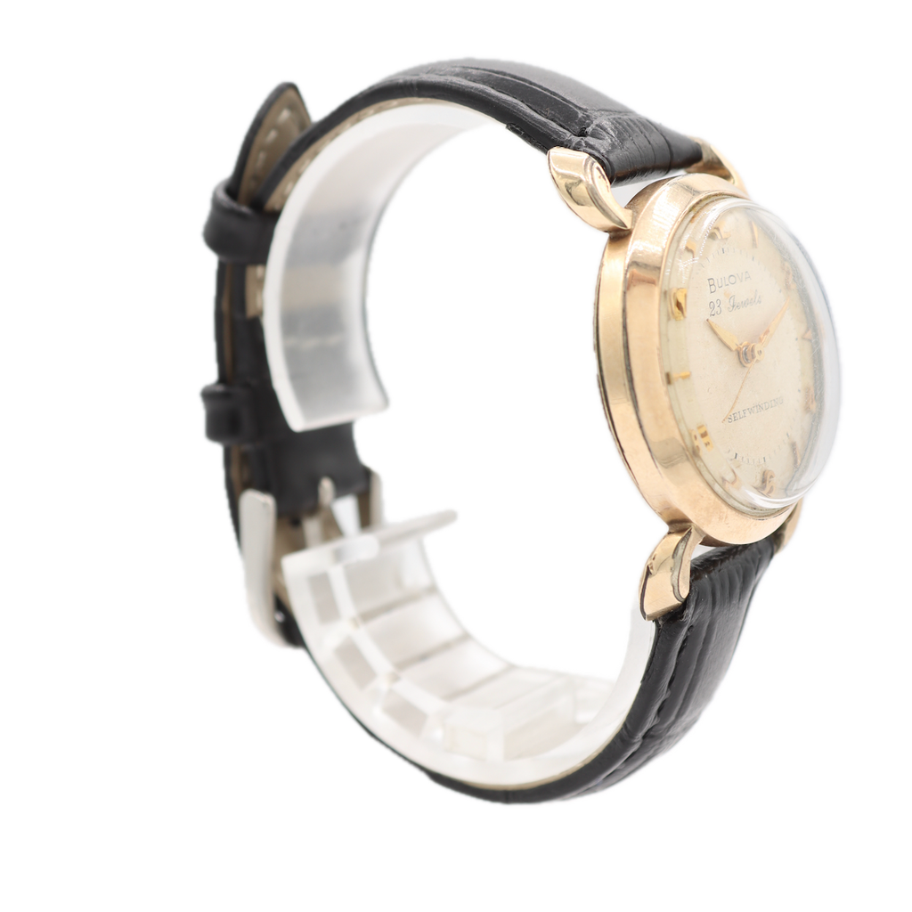 Vintage 1957 Bulova 23 Men's Automatic Wristwatch 10BPAC USA 10k