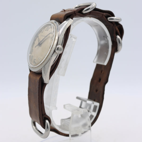 Vintage Croton Nivada Grenchen Antartic Men's Automatic Wristwatch E3EC Steel
