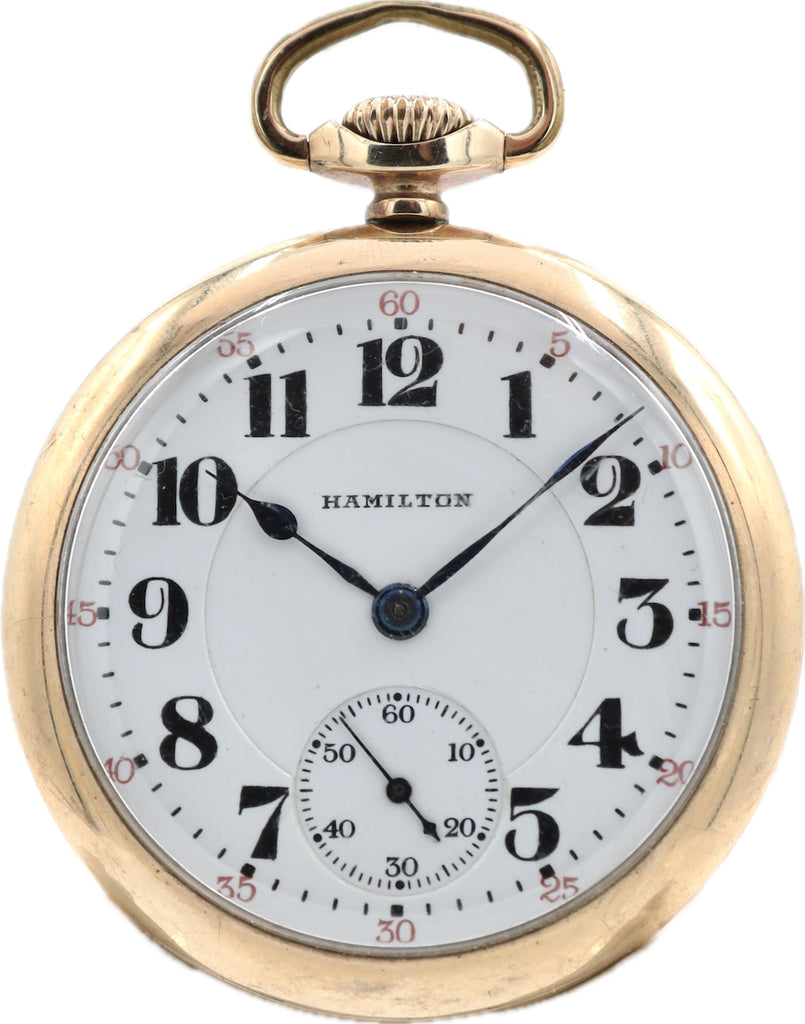 Antique 16 Size Hamilton 21 Jewel Mechanical Railroad Pocket Watch Grade 992