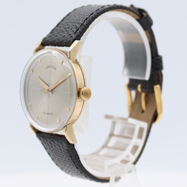 Vintage Lord Elgin 7685 Panorama Men's Mechanical Wristwatch 724 USA 14k GF