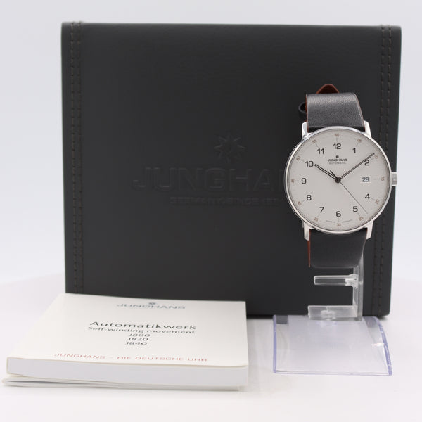 39mm Junghans 27/4731.00 Form A Men's Automatic Wristwatch Steel W/ Box & Docs