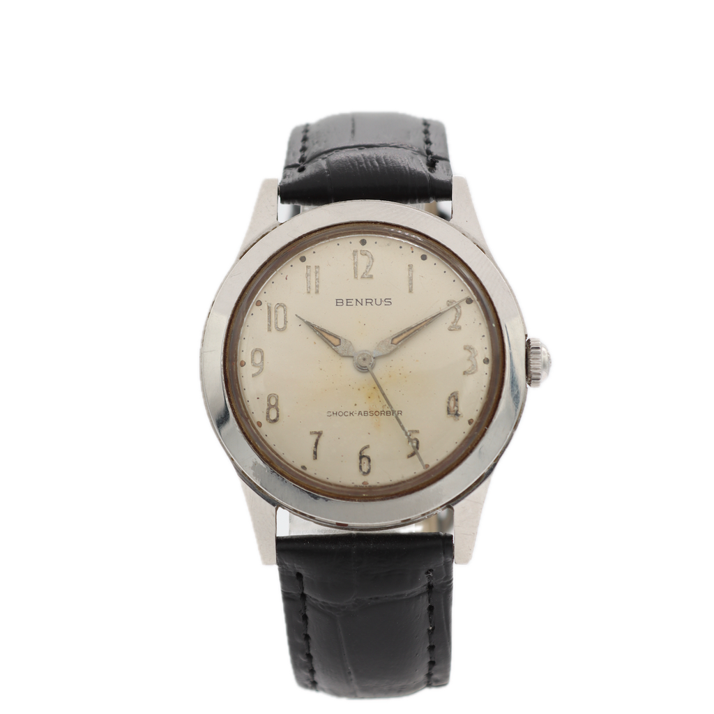 Vintage Benrus Shock Absorber Men s Mechanical Wristwatch DR 29 Swiss thewatchpreserve