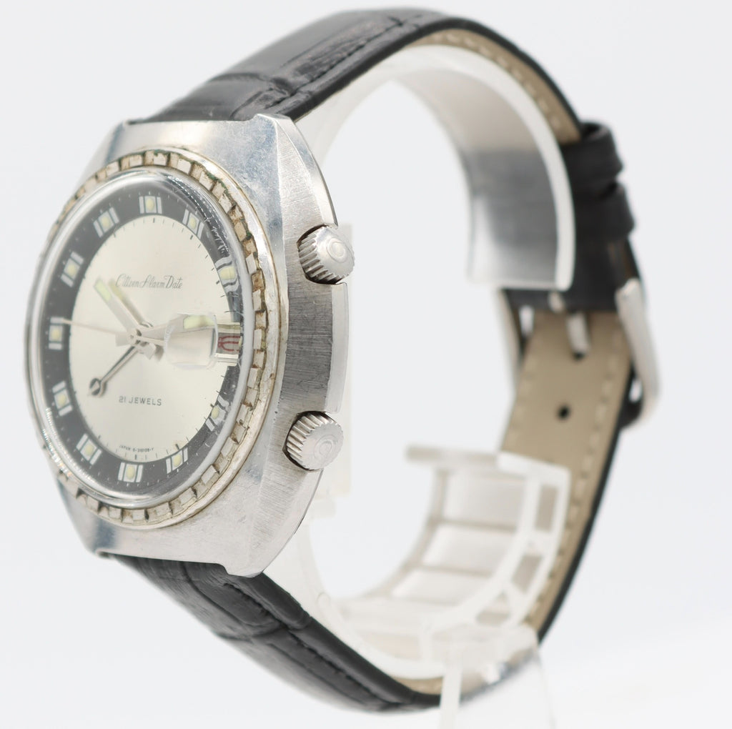 Vintage 1969 Citizen 4-310055Y Alarm Date Men's Mechanical