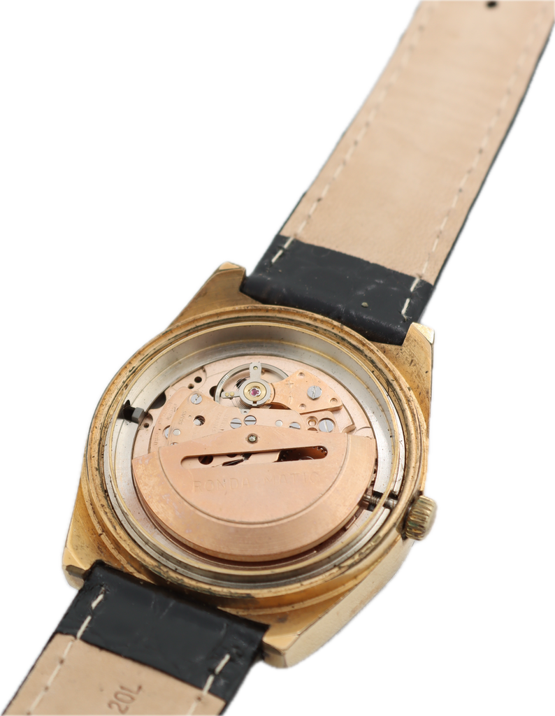 Vintage 37mm Gruen Digital Jump Hour Men's Automatic Wristwatch