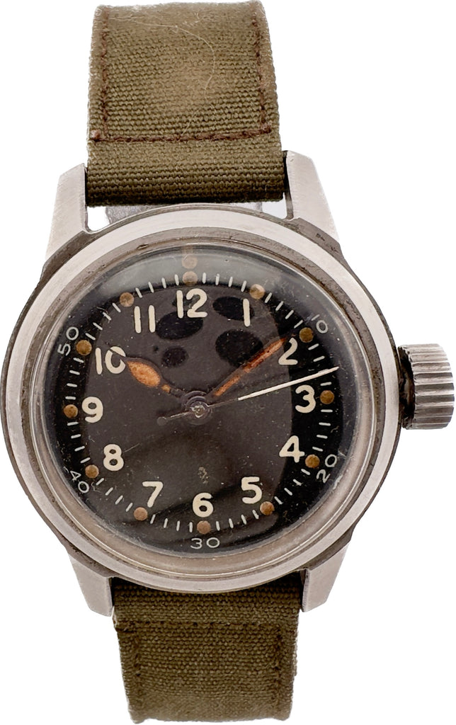Vintage 32mm Hamilton 17 Jewel Men's Wristwatch 987S 1917-H US Military w Hack