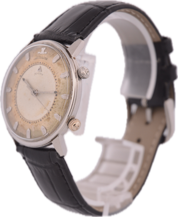 Vintage LeCoultre 2677-910/911 Memovox Men Mechanical Wristwatch K910 Steel USA