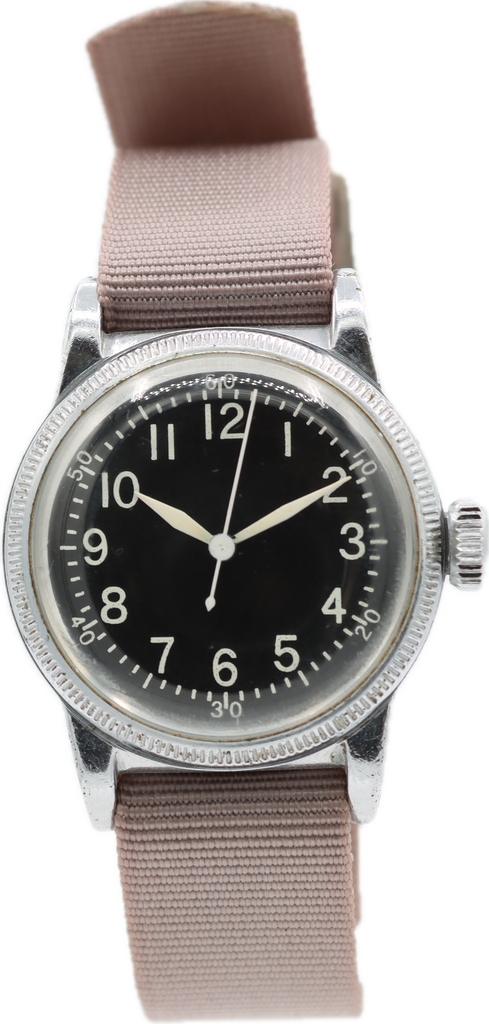 Vintage Elgin A-11 WW2 Military Men's Mechanical Wristwatch 539 Coin Edge