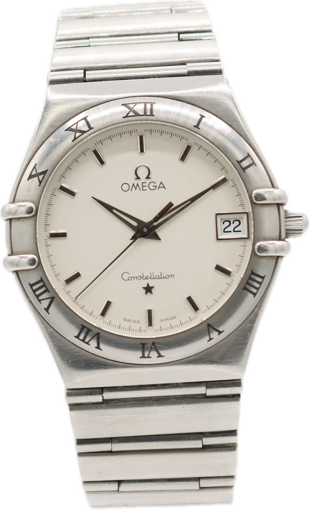 Vintage 33mm Omega 396.1201 Constellation Unisex Quartz Wristwatch Swiss Steel