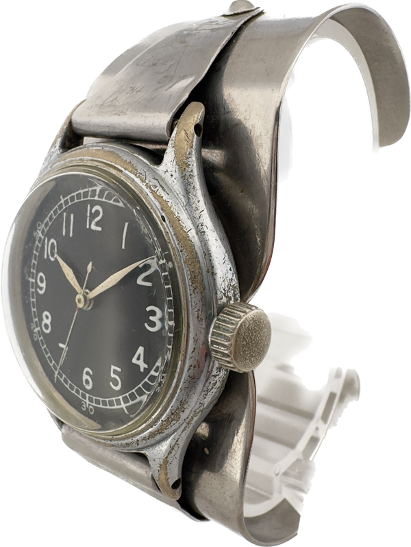 Vintage Bulova A-11 Military WW2 Men's Wristwatch 10AKCSH Guam 16th Group Art