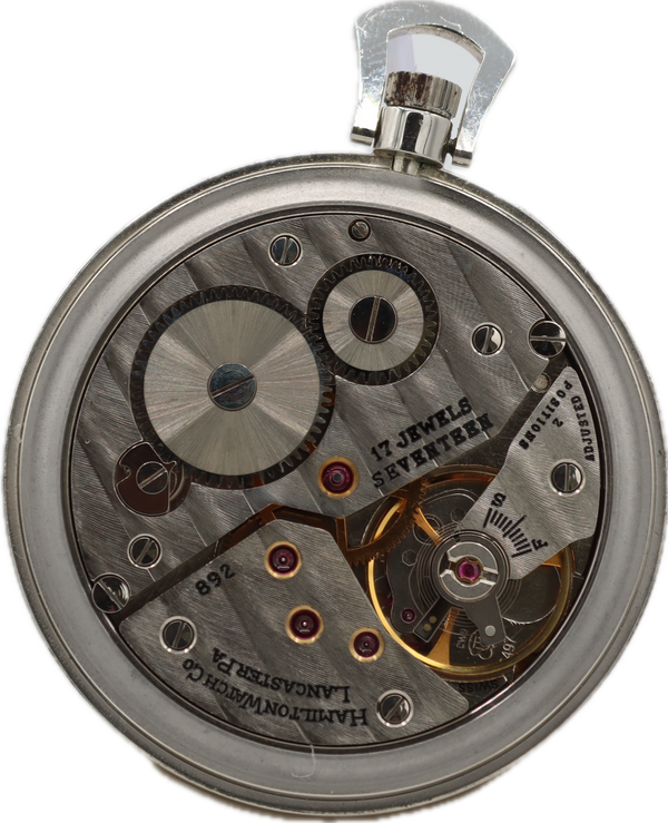 Antique Hamilton 9131 USS U.S. Steel 17 Jewel Mechanical Pocket Watch 892 Swiss