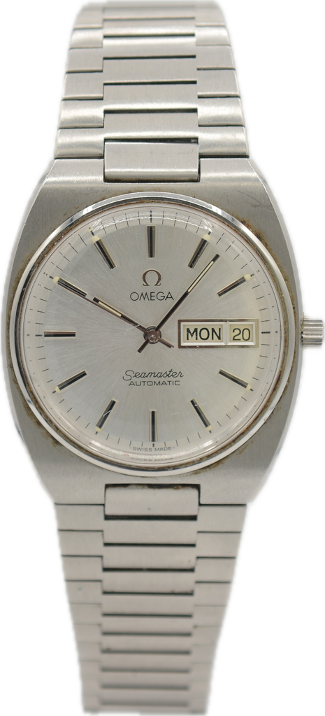 Vintage Omega 166.0216 Seamaster Men's Automatic Wristwatch 1020 Swiss Steel