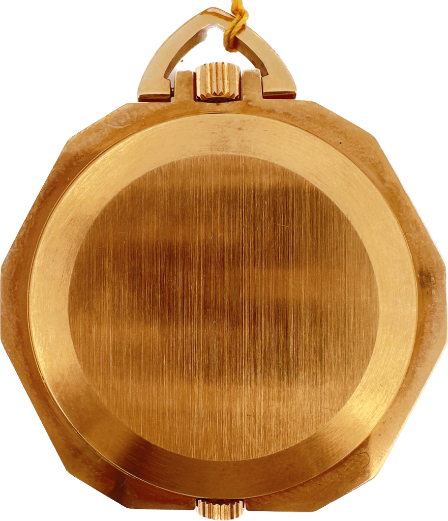 Vintage Longines Dual Time 16402 Mechanical Pocket Watch Swiss NOS