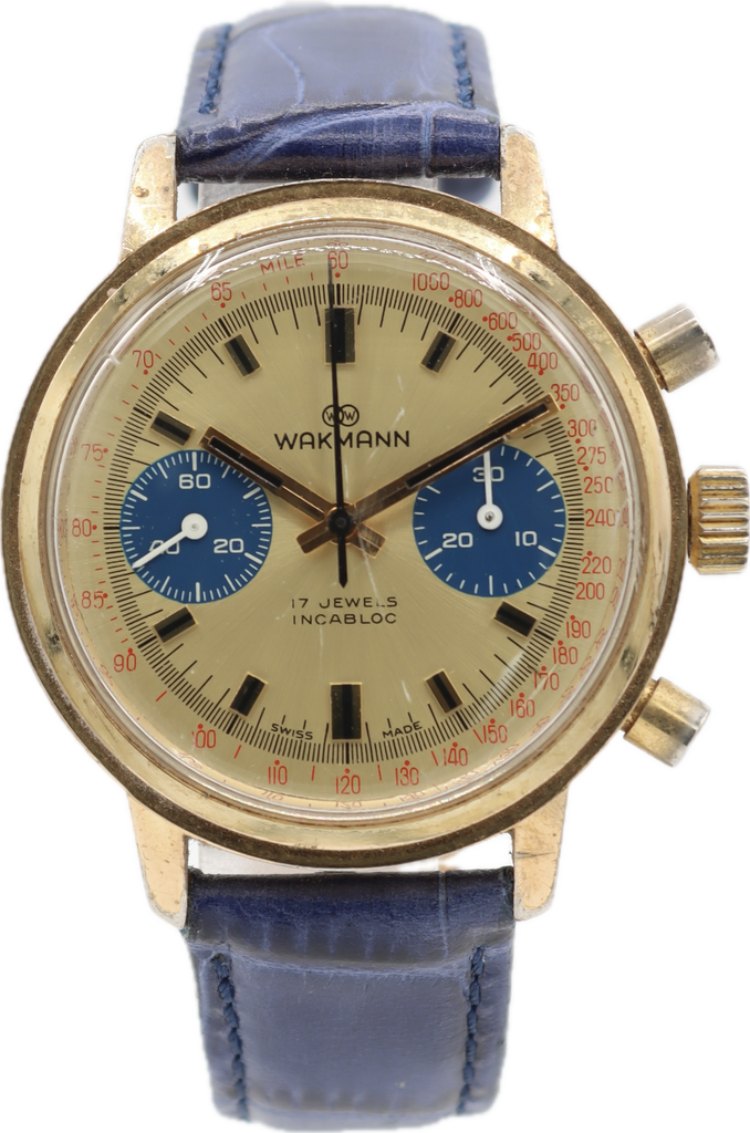 Vintage wakmann chronograph best sale