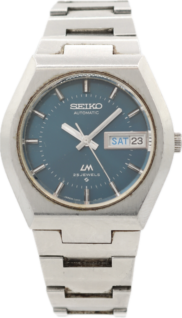 Vintage 35mm 1972 Seiko 5606-6060 Lordmatic Men Automatic Watch 5606 Japan Steel