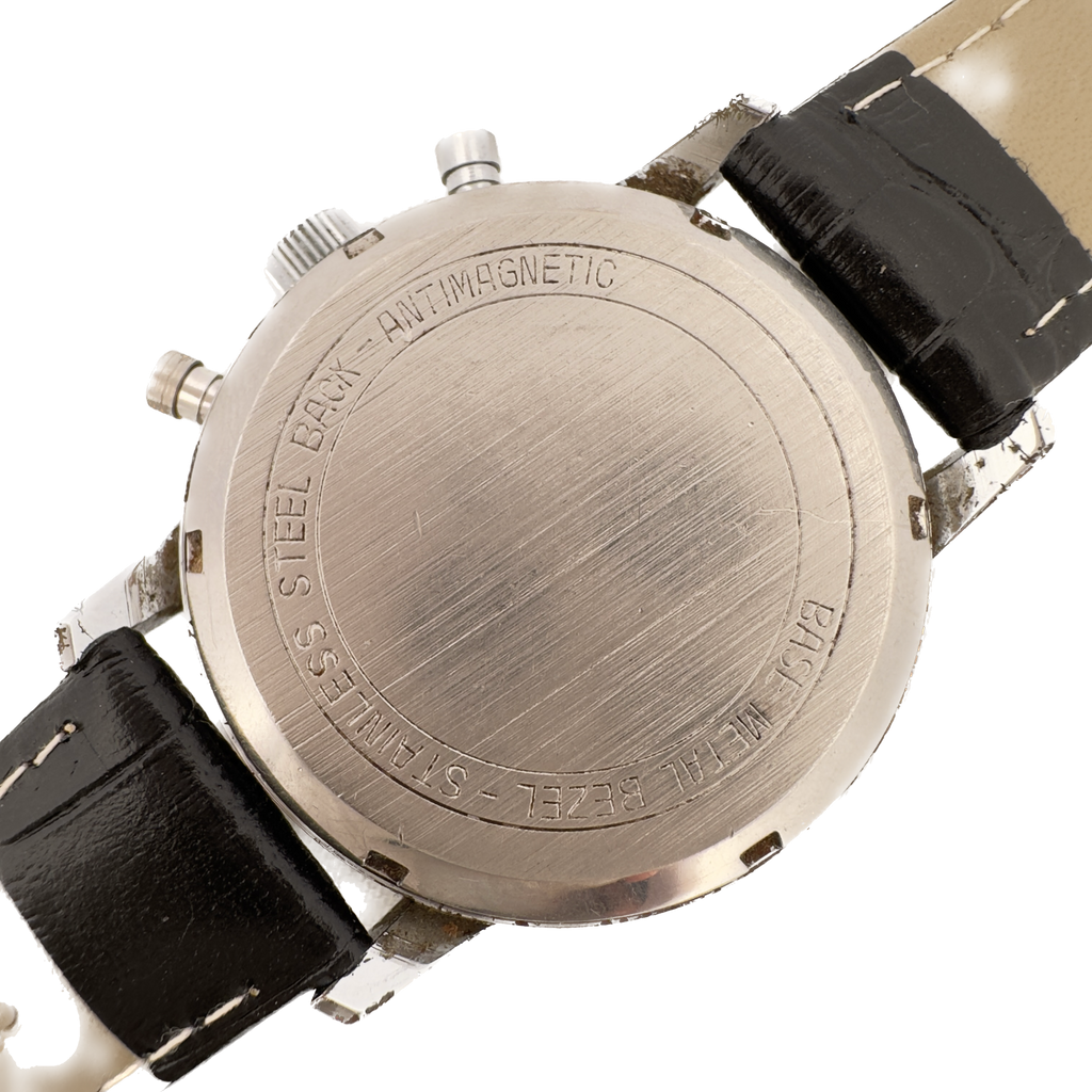 Vintage Winton 17J Men's Chronograph Wristwatch Valjoux 7733 w Lollipop  Second
