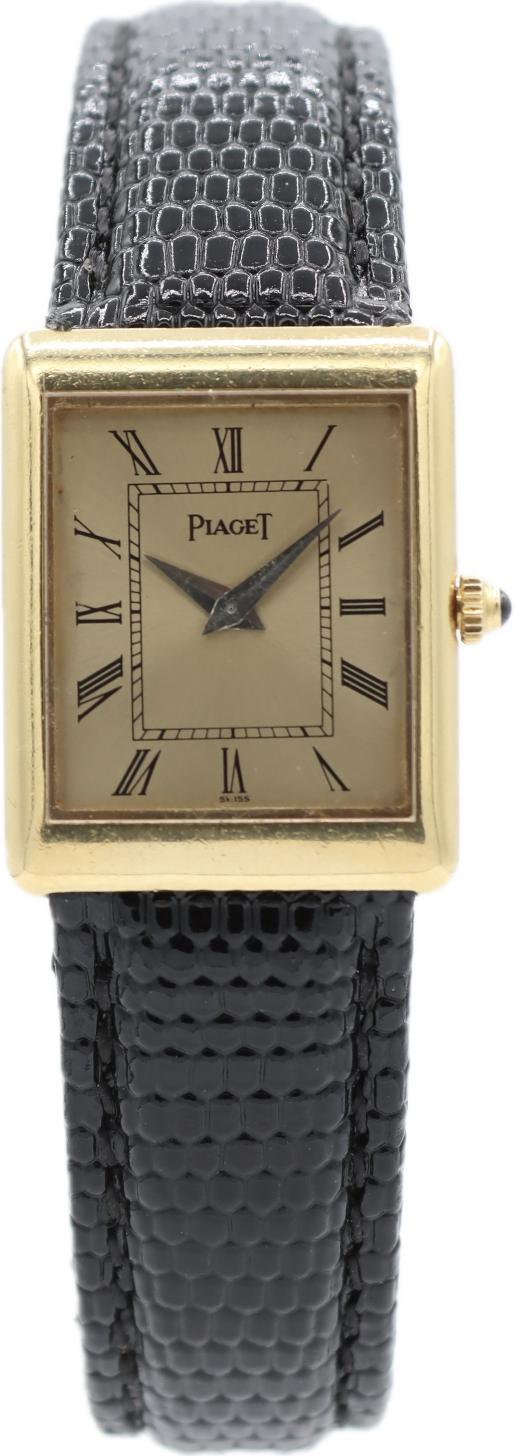 Vintage Piaget 4080 Midsize Tank Ladies Mechanical Wristwatch 4P