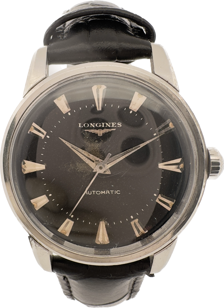 Vintage Longines All-Guard Men's Automatic Wristwatch 19AS Swiss Stainless Steel