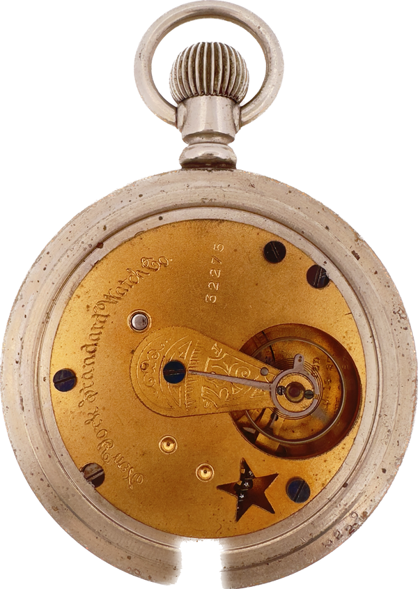 Antique 18 Size New York Standard Worm Drive / Gear Mechanical Pocket Watch Rare