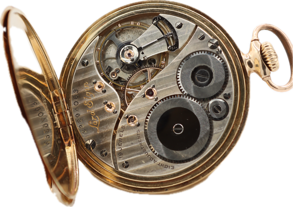 Antique 12 Size Lord Elgin 19 Jewel Mechanical Pocket Watch Grade 451 14k Gold