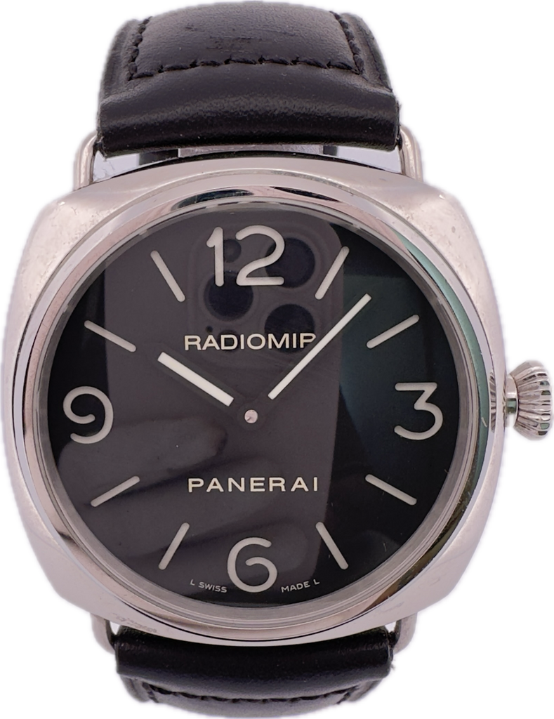 45mm Panerai Radiomir Men s Mechanical Wristwatch PAM00210 Steel w