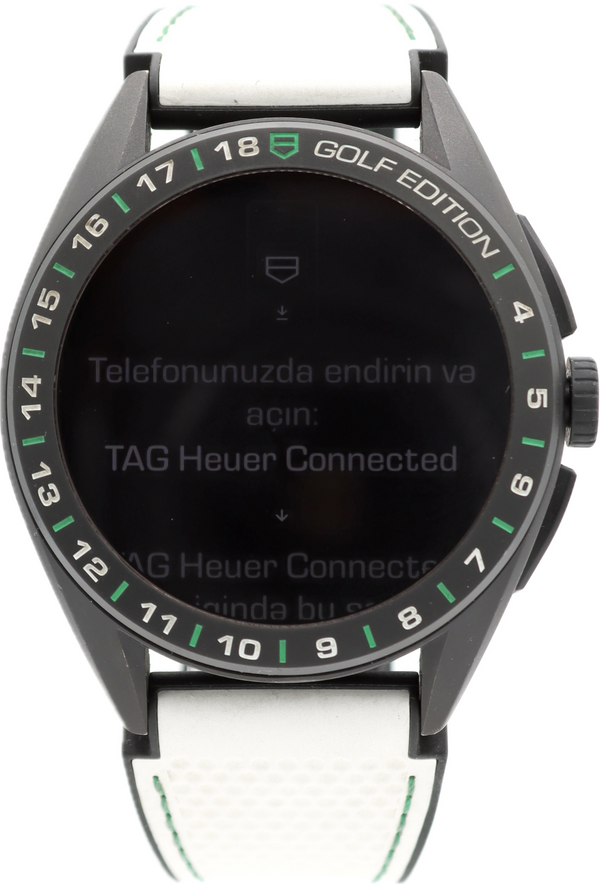 45mm 2022 Tag Heuer SBR8A81.EB0251 Connected Golf Men Wristwatch Swiss Titanium