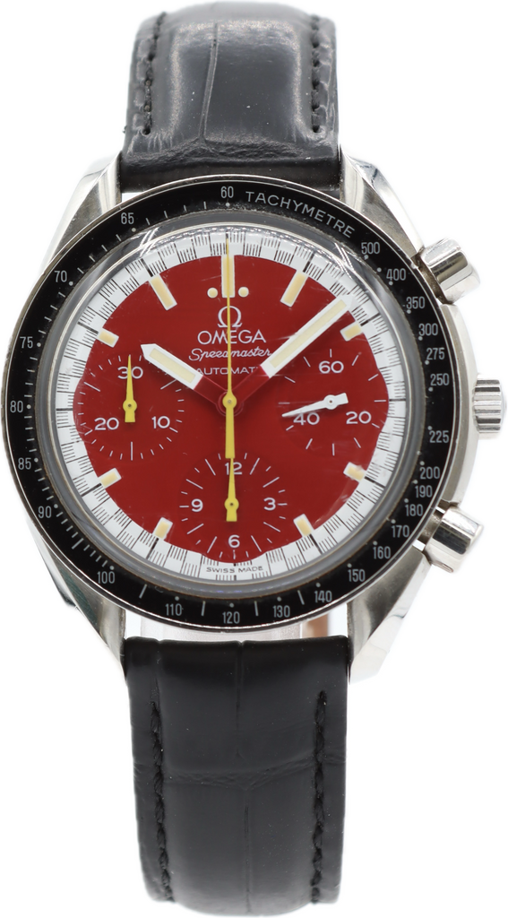 39mm Omega 3510.61 Speedmaster Racing Schumacher Men's Chronograph Wristwatch