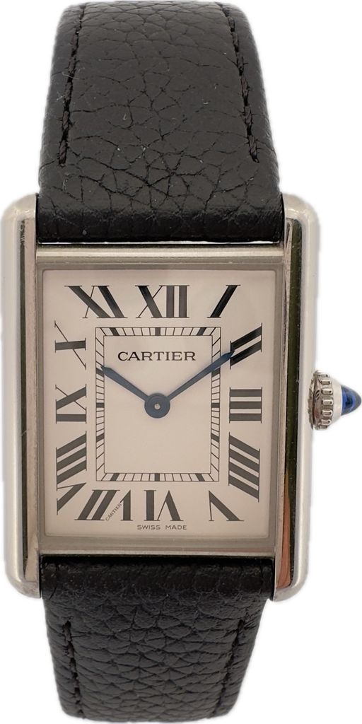2022 Cartier Tank Must LM Men's Quartz Wristwatch Steel Papers No Box