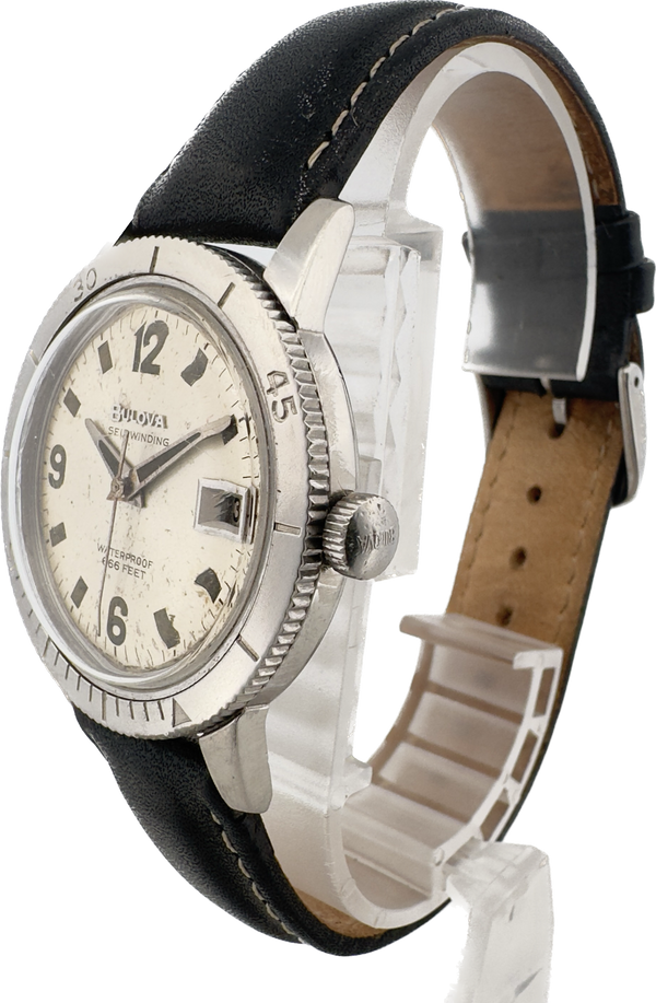 Vintage 1965 Bulova Deep Sea Diver 17 Jewel Men's Automatic Wristwatch 11ALACD