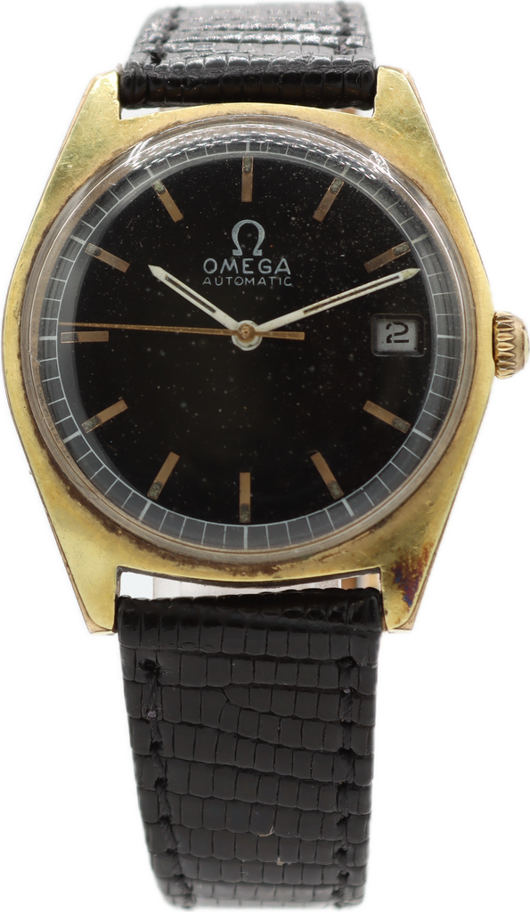 Vintage 34.5mm 1971 Omega Men's Automatic Wristwatch 563 Swiss Gold Plated