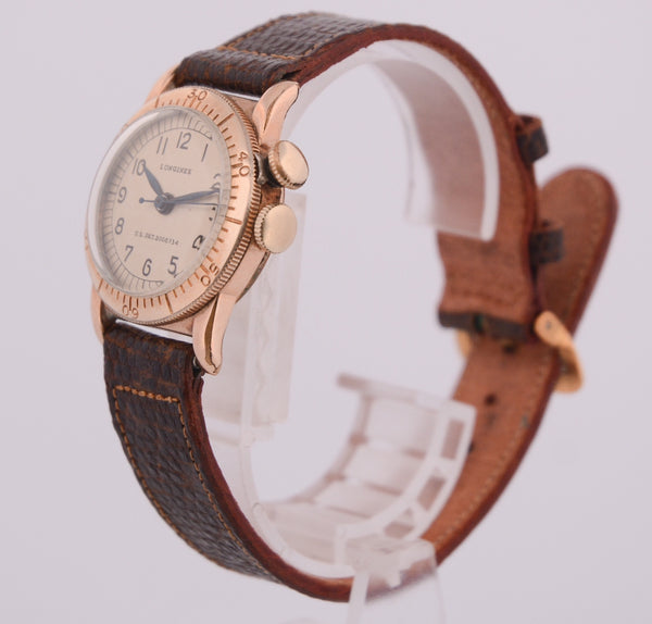 Vintage 27mm Longines Weems Men Mechanical Wristwatch 10L Swiss 10k Gold Filled