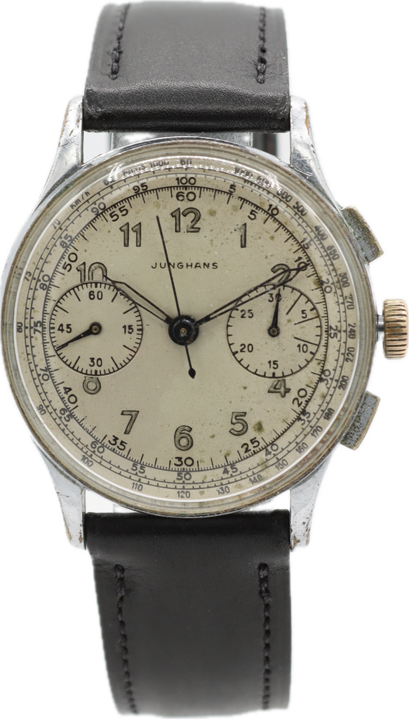 Vintage 35mm Junghans Men's Mechanical Chronograph Wristwatch J88 Germany Steel