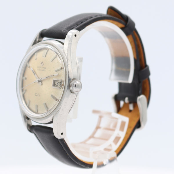 Vintage 36mm Certina 346.825 DS Turtle Men's Automatic Wristwatch 25-651 Steel