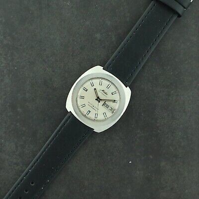 Vintage Mido Multi Star Datoday 17 Jewel Men's Automatic Wristwatch 001147-2 Run
