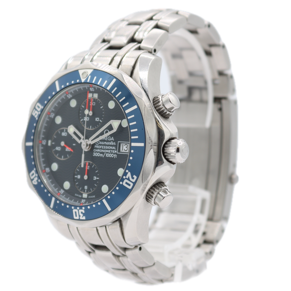 Omega 2599.80.00 Seamaster Professional Men's Chronograph Wristwatch Swiss Steel